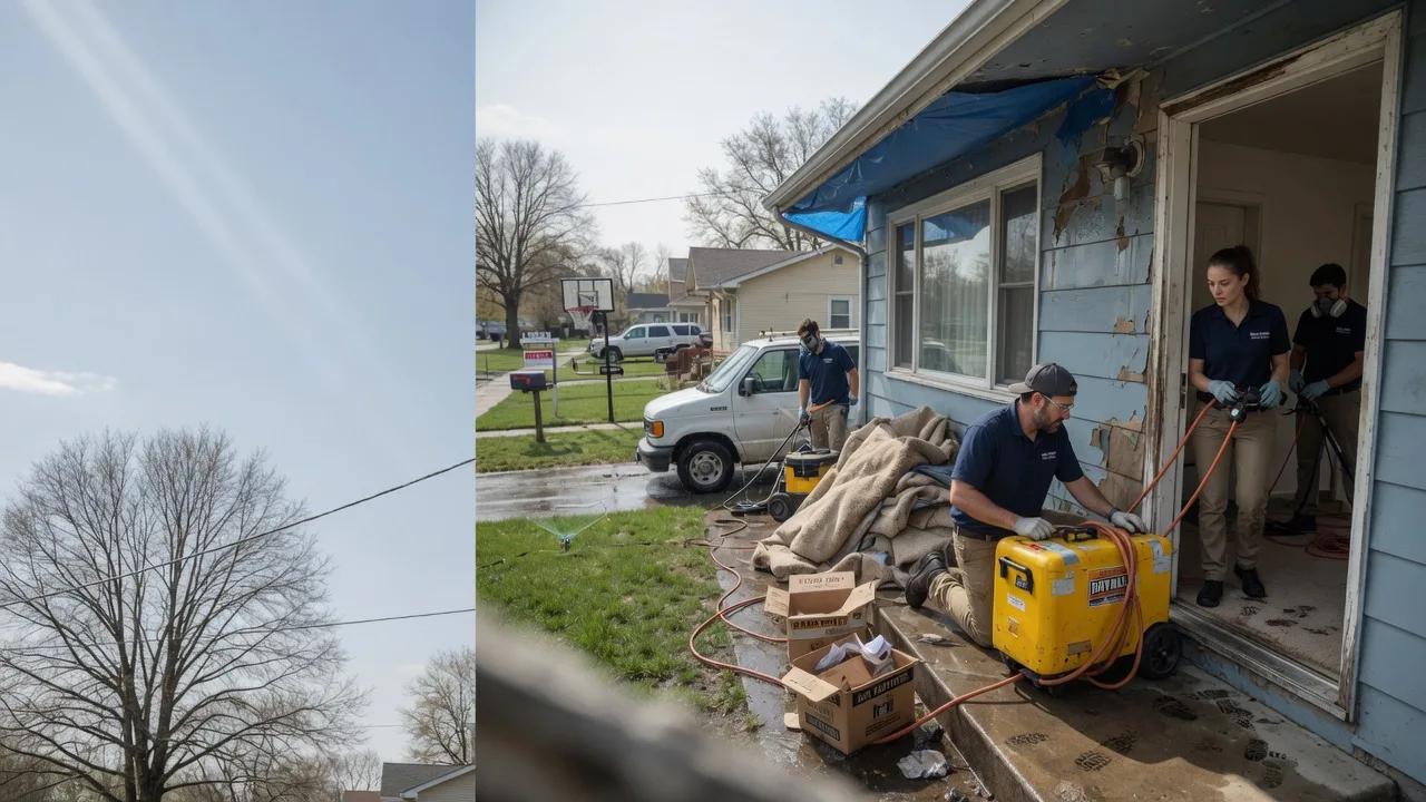 Basement Flood Cleanup in Sugarcreek, OH near me